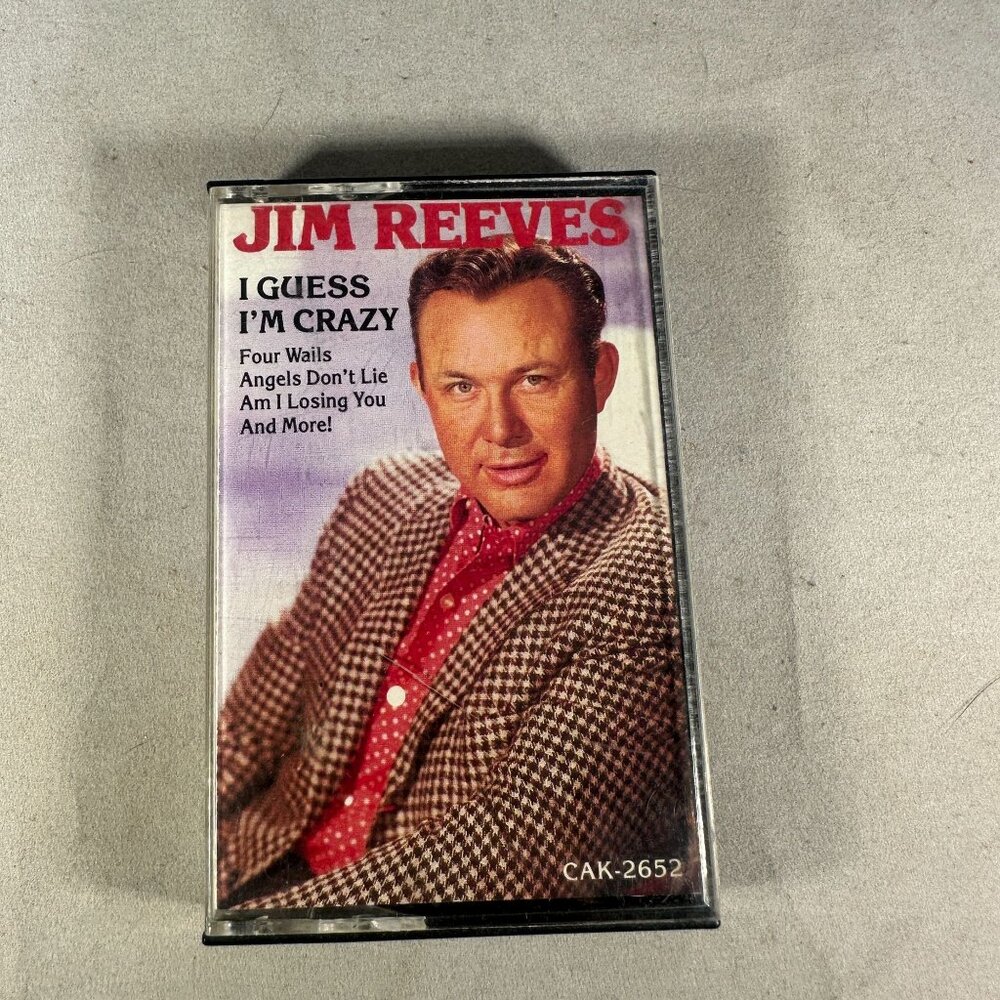 Jim Reeves I Guess Im Crazy Cassette 1987 Country Classic RCA Camden
